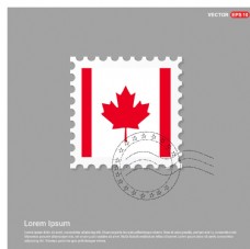 加拿大国旗邮票