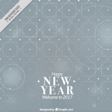 新年的灰色几何背景
