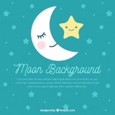 满月背景月亮和星星的好背景