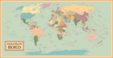 蓝色背景世界地图背景图
