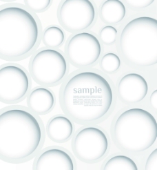圆形镂空白色多边形花纹矢量背景文件素材
