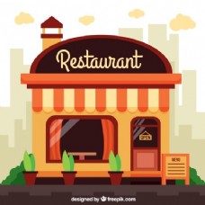 餐厅设计平面设计中的餐厅立面