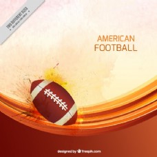 美式足球背景：球型和波浪型
