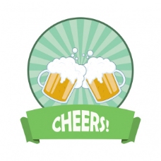 啤酒的徽章设计