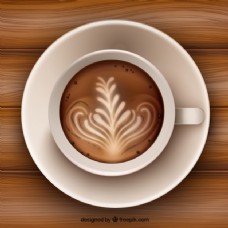 咖啡杯咖啡表面装饰