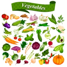 绿色蔬菜蔬菜瓜果素材