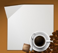 咖啡杯咖啡插图纸设计