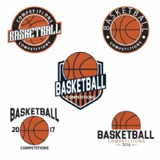 体育运动篮球logo模板