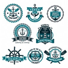 航海标签设计图片