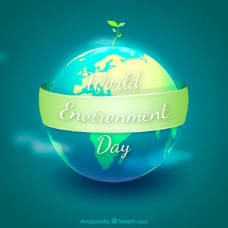 世界环境日背景带