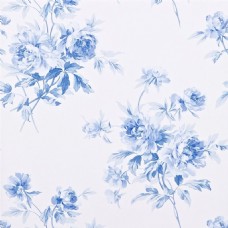 欧式花纹背景蓝色花朵图案壁纸