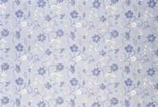 欧式花纹背景蓝色中式花纹布艺壁纸
