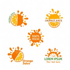 创意橙子图标