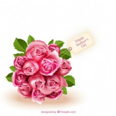 母亲节玫瑰花束