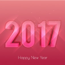 粉红色调的新年背景