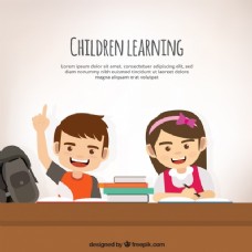 儿童学习背景