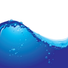 蓝色纯净水背景图