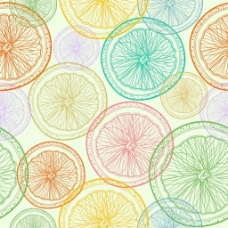 水果农场彩色柠檬背景图