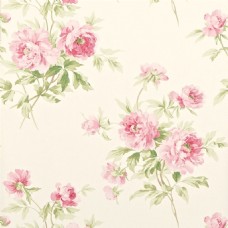 花纹无缝粉色花朵图案壁纸