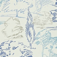 斜纹树木手绘壁纸素材