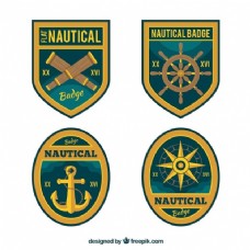 各种奇妙的航海徽章