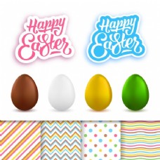 复活节收集鸡蛋和布