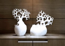 瓷器艺术瓷器珊瑚艺术品模型