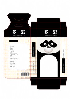 卡通熊猫包装