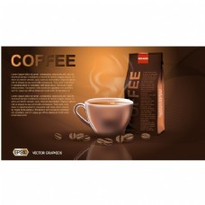 咖啡杯咖啡手册模板