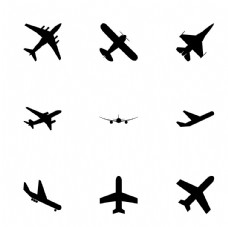 旅行海报飞机图形