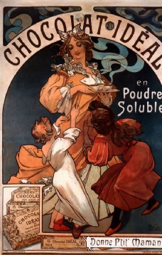 十九世纪法国风情插画