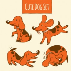 宠物狗可爱的狗插图