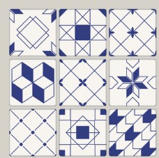 几何图案瓷砖